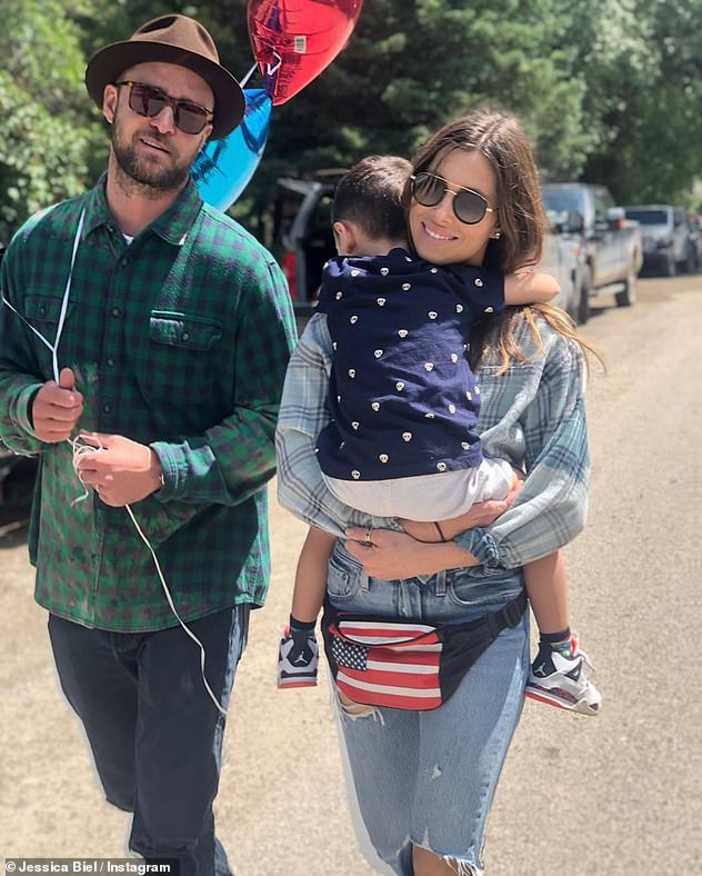 Sweet: Back in July, DailyMail.com exclusively revealed that Justin Timberlake and Jessica Biel had welcomed their second child