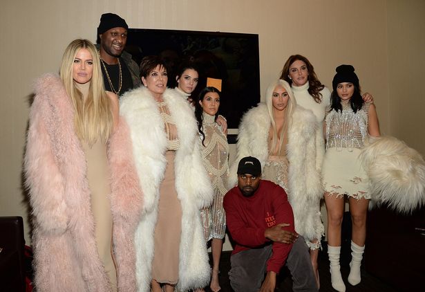 The whole Kardashian-Jenner clan at Kanye's Yeezy Season 3 launch