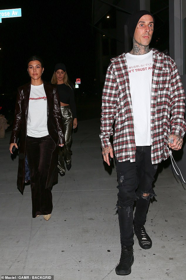 Feeling This: Kourtney Kardashian's longtime friendship with Travis Barker has turned romantic according to a People report on Monday, as the two are seen together in West Hollywood back in  November 2018