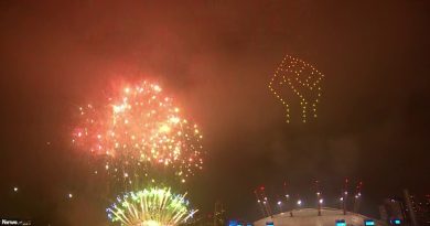 London’s New Year light display is slammed for BLM fist salutes