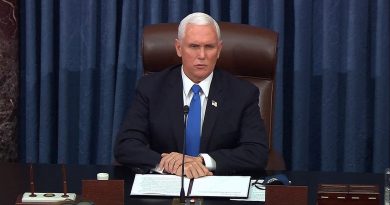 Mike Pence re-opens Senate and praises police who defended Congress from MAGA mob