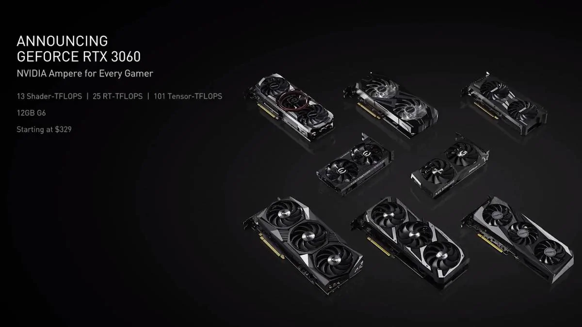 More Affordable GeForce RTX 3060 Desktop GPU With Ray Tracing Launched