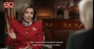 Nancy Pelosi says she wants Donald Trump impeached to stop him running for president again