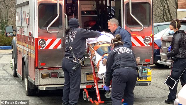 Authorities were called to 937 Victory Boulevard just before 2:30pm on Friday after a woman's body was found in a Staten Island building trash chute