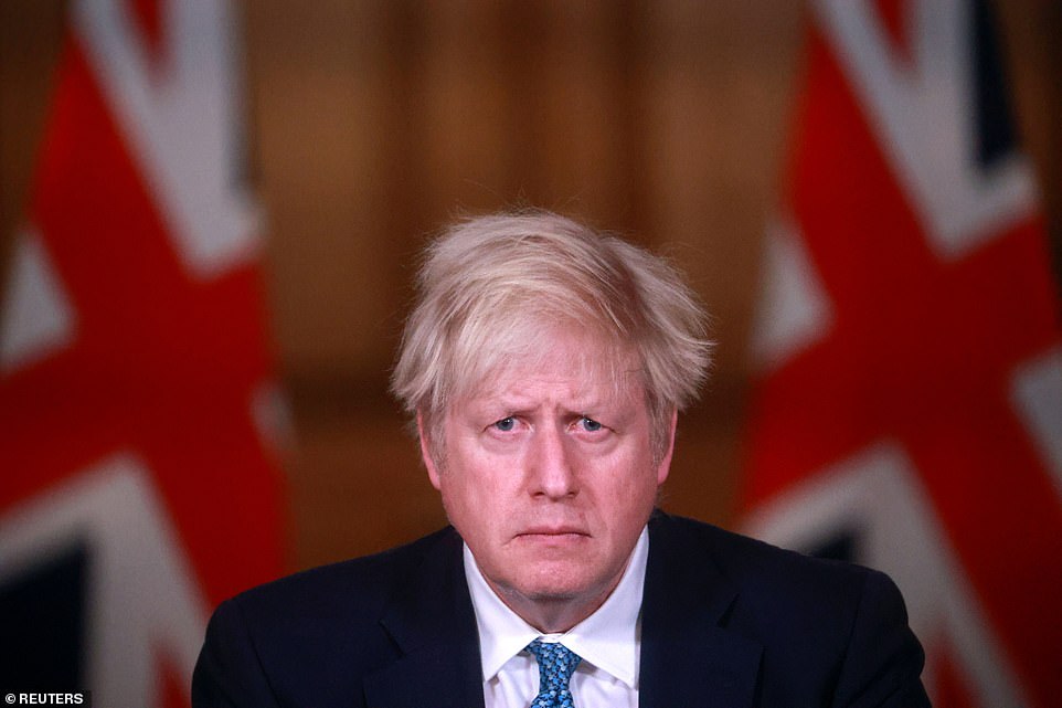 Boris Johnson told a Downing Street briefing that the spread of the mutant version of the disease had made lockdown impossible to avoid