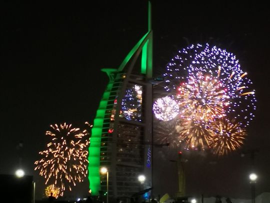 Photos: Gulf News readers share pictures of New Year’s Eve celebrations and fireworks in the UAE
