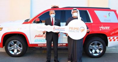 Prime Hospital gifts first responder ambulance to Dubai Corporation of Ambulance Services