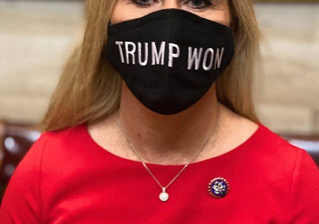 QAnon Congresswoman Marjorie Taylor Greene refuses to wear a mask at House swearing-in ceremony 