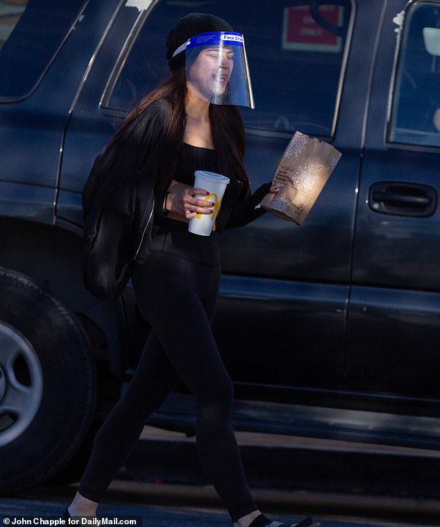 SoHo Karen flees back to California: Cheerleader, 22, grabs a McDonald’s near hometown