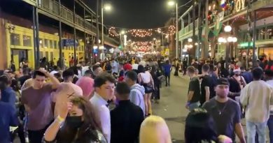Thousands mass on Las Vegas Strip, cops bust up NYC parties and revelers crowd in Miami