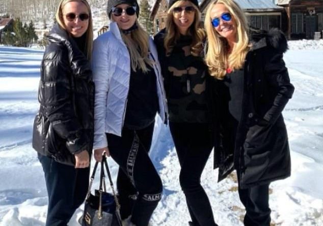 Tiffany Trump and Marla Maples enjoy snowy Colorado getaway with friends