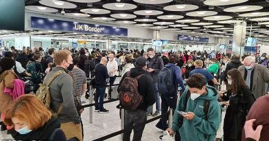 Travellers returning to the UK blast long queues at Heathrow on another day of chaos