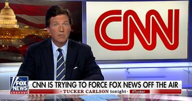 Tucker Carlson taunts CNN as he tells them ‘Fox News will be around for a long, long time’