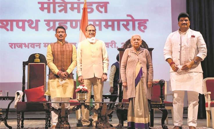 Two Scindia loyalists back as ministers in MP Cabinet