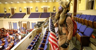 US Capitol Riots: Arizona QAnon supporter leads pro-Trump mob