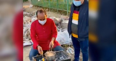 Video of barbecue protest to grill Lucknow MC over ‘mounting’ garbage pile goes viral