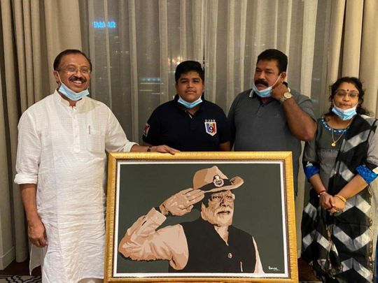 Watch: Kerala boy, 14, in Dubai makes special Modi portrait as Republic Day tribute