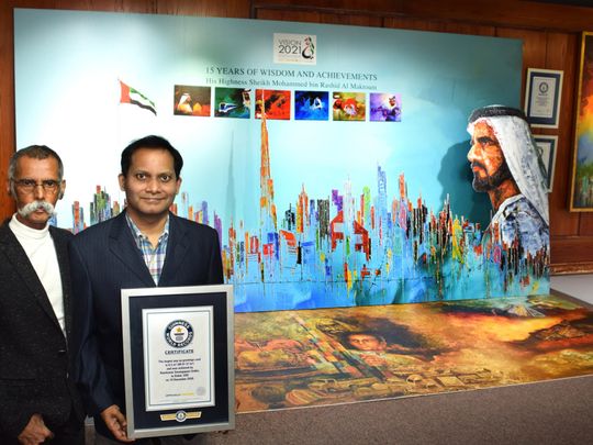 World’s largest pop up greetings card record broken in Dubai, features Sheikh Mohammed