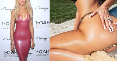 Sexy Khloe Kardashian Wears Just A Thong As She Poses In High Heels & Diamond Ring On That Finger — See Pic