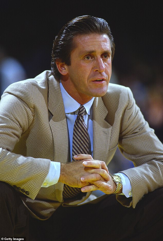 Dashing: Riley is considered one of the best coaches of all time. He also is known for his Hollywood image as the former player slicked back his hair and wore Armani suits on game day. Seen in 1986