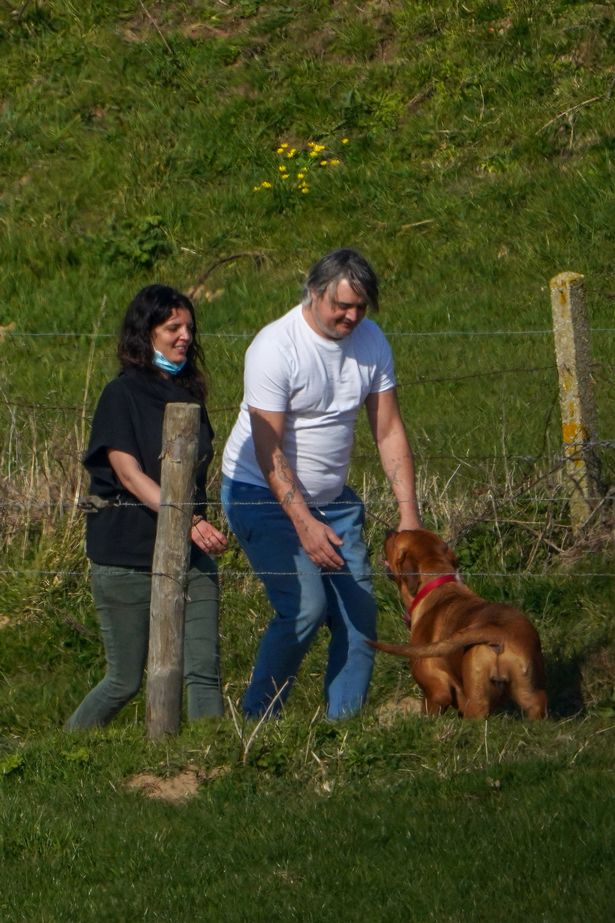 Pete Doherty is enjoying dog walks in the sun