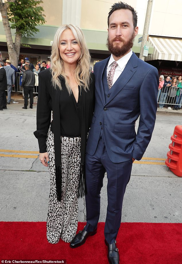 The power couple: Hudson and Danny Fujikawa at the Snatched film premiere in Los Angeles in May 2017
