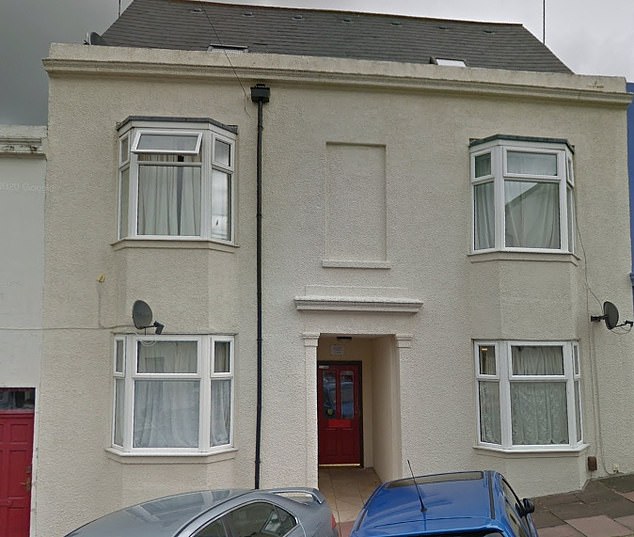 Kudi's flat was one of eight in a complex in Brighton (it is pictured in an undated photo)