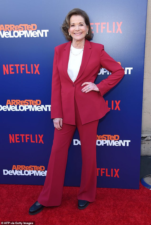 Sad news: Jessica Walter(seen in May 2018), best known for her work on Arrested Development, has died at 80 after a career that spanned six decades