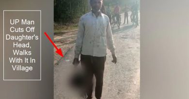 UP Hardoi : Man Cuts Off Daughter’s Head, Walks With It In Village