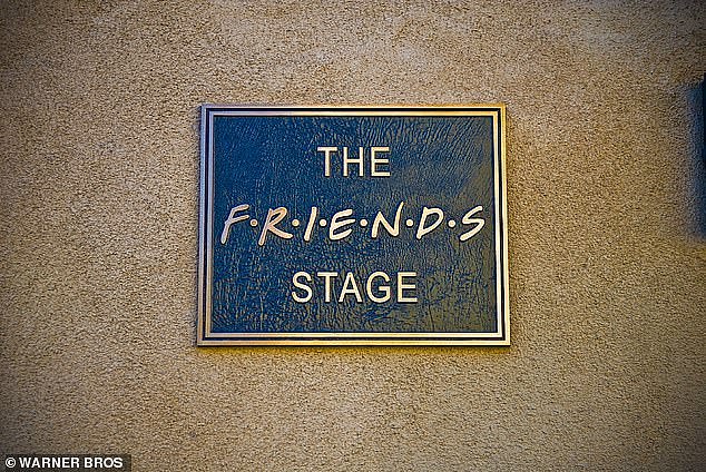 The stage: Original set decorator Greg Grande took to Instagram to share: 'Sssh! Somethings happening, deja vu... coming alive once again! #friends'