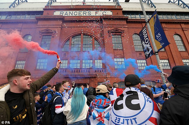 Rangers released a statement on Friday calling for fans to respect the lockdown rules in place