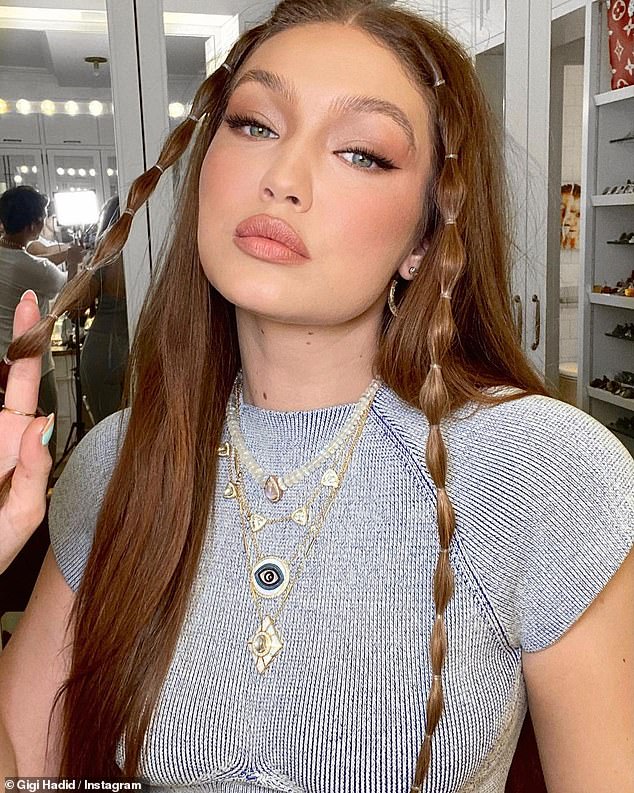 Firing back: Sister Gigi Hadid also was accused of anti-semitism on social media, to which she responded on Saturday by posting a screen grab of her comments section