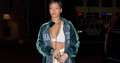 Rihanna Rocks White Crop Top & Mini Skirt For Night Out As Fans Eagerly Wait For New Music