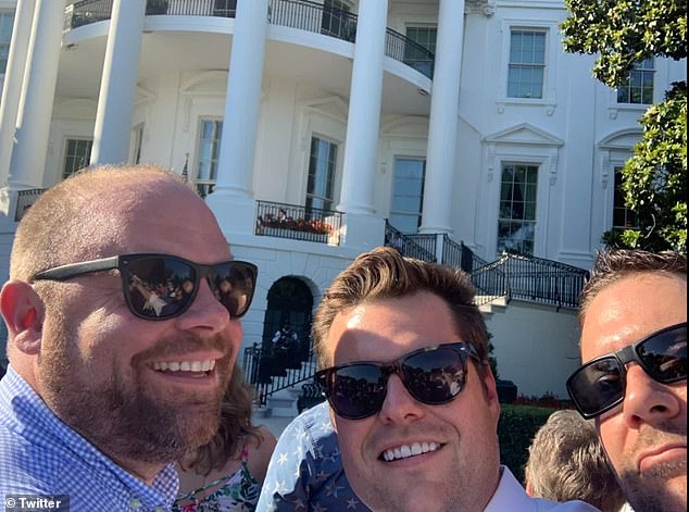 Gaetz and Greenberg pictured together at the White House. To reduce charges from 33 to 6 indicates Greenberg has valuable information for prosecutors, say legal experts