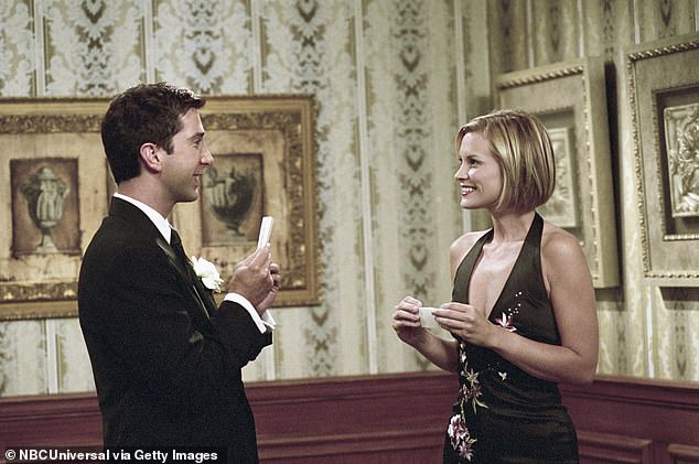 Back in the day:Somerville is best known for her guest role on season 8 of Friends in which her character Mona dated David Schimmer's character Ross Geller