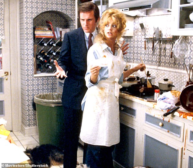 A great pair: Grodin was the uptight district attorney Ira who put demands on his lawyer wife played by Hawn
