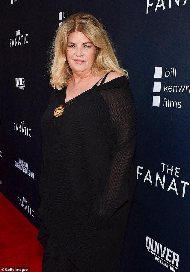The Cheers star is seen at a film premiere in Los Angeles back in 2019