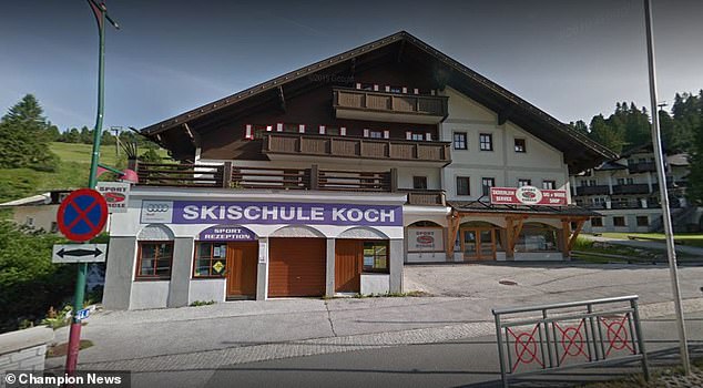 He is now suing specialist youth group travel agent PGL Travel Ltd, through which his school booked the package holiday at the Skischule Koch ski school (above) in Obertauer