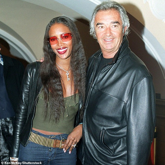 Flavio of the month: Despite a lengthy dalliance, Naomi and Flavio Briatore split because, according to Naomi, he wanted her as 'a trophy' [pictured 2001]