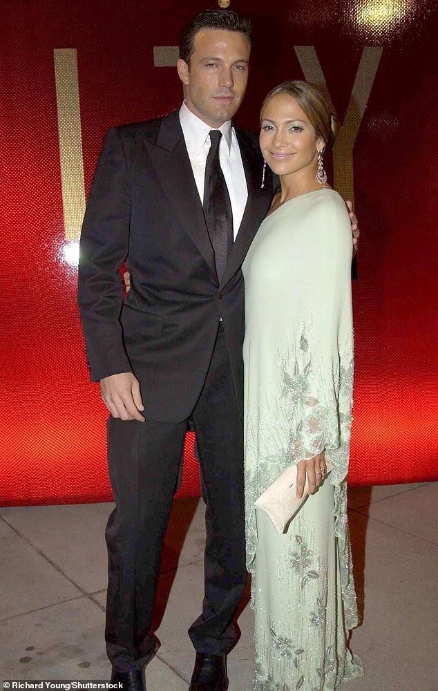 Hollywood favorites: The former celebrity couple were engaged in 2002 but postponed their 2003 wedding and officially split in 2004, Pictured here in March 2003