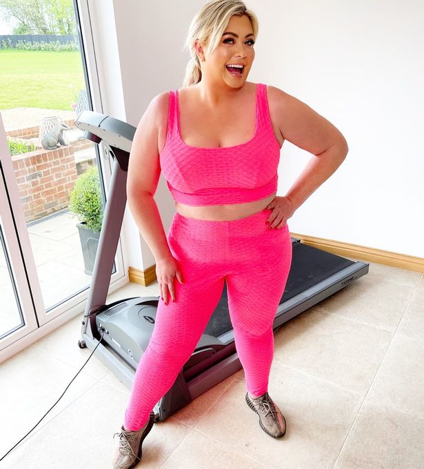Gemma Collins looks incredible in pink workout gear