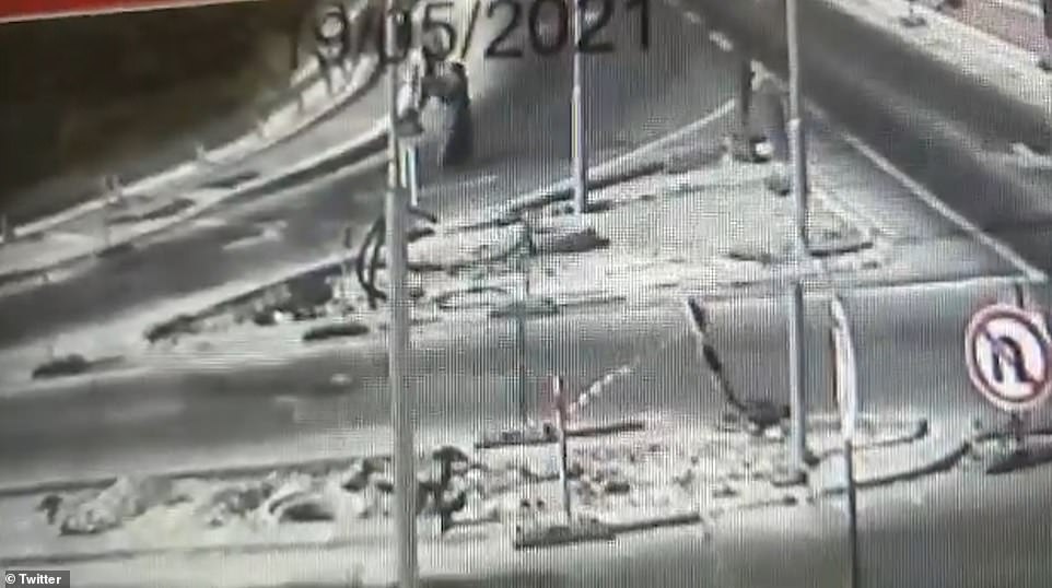 CCTV footage emerged this afternoon showing a woman with a rifle walking towards soldiers stationed at Elias Junction, outside the West Bank city of Hebron. She is seen drawing the rifle, an M16 according to local reports, up to eye level before she starts loosing off rounds.