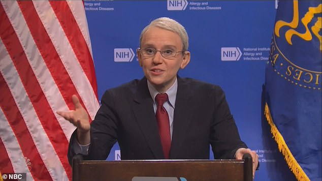 SNL mocks Dr Fauci and mask confusion after the CDC said fully vaccinated Americans dont need masks