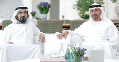 Sheikh Mohamed bin Zayed meets Sheikh Mohammed bin Rashid on Eid al-Fitr