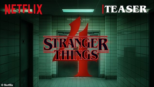 Big reveal: On Thursday, an official teaser for the upcoming fourth season of Stranger Things was released on the series' YouTube account