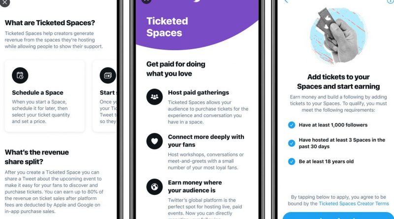 Twitter previews Ticketed Spaces, says it’ll take a 20 percent cut of sales