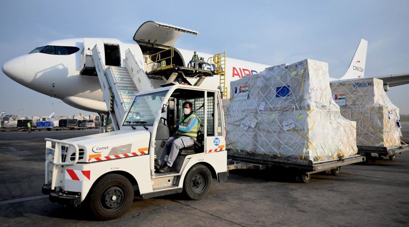 India Receives Medical Supplies From France To Combat Covid Surge