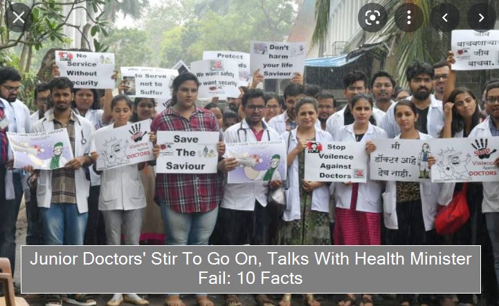 Junior Doctors’ Stir To Go On, Talks With Health Minister Fail: 10 Facts