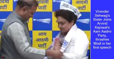 Virender Sehwag’s Sister Joins Arvind Kejriwal’s Aam Aadmi Party, thrashes Modi in her first speech