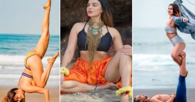 Aashka Goradia did nude yoga, showed her perfect figure in the sea…